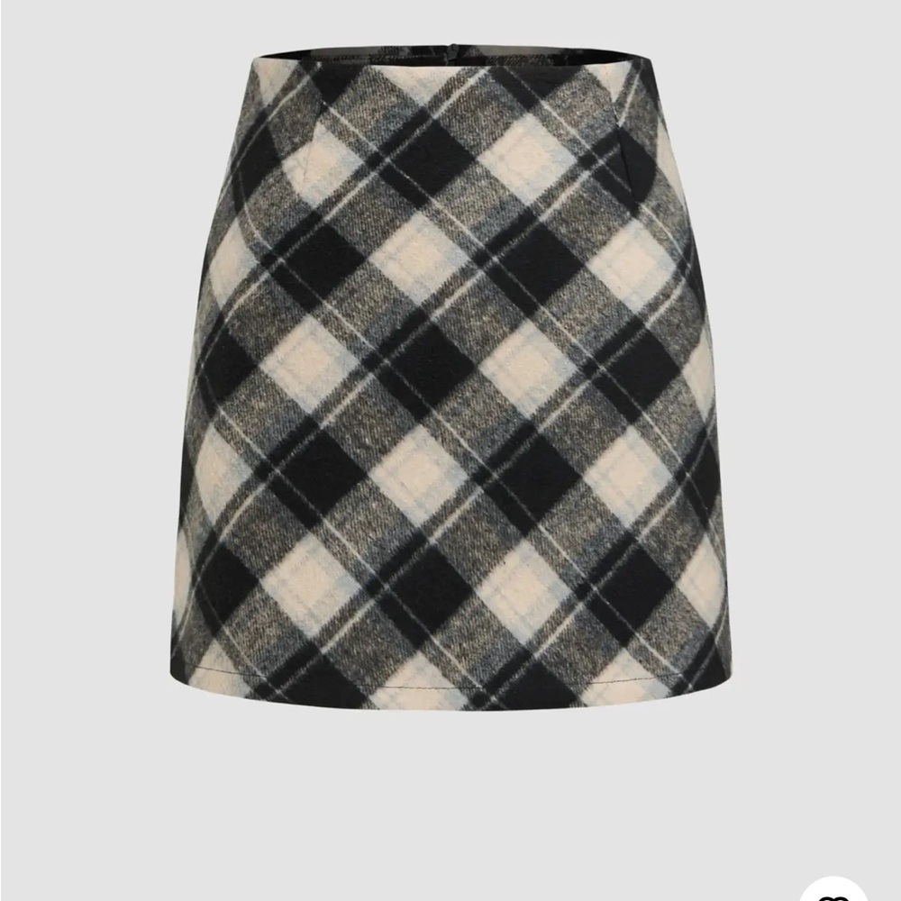 Cider Plaid Skirt